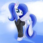 blue_eyes blue_hair clothed clothing cutie_mark equine fan_character female feral hair looking_at_viewer mammal my_little_pony pegasus rescue_pony_(mlp) smile solo twiren wings 