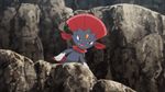  animated animated_gif echolocation noivern pokemon pokemon_(anime) satoshi_(pokemon) weavile 