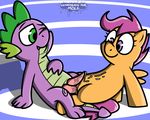  2016 animal_genitalia animal_penis cub cum cum_in_pussy cum_inside cum_on_stomach digital_media_(artwork) dragon duo equine erection feathered_wings feathers female feral friendship_is_magic fur green_eyes hair hemipenes horse male male/female mammal multi_penis my_little_pony one_eye_closed pegasus penetration penis pokefound pony purple_hair reclining scalie scootaloo_(mlp) sex simple_background smile spike_(mlp) vaginal vaginal_penetration wings young 