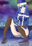  blue_hair fairy_tail haarmades juvia_loxar panties underwear water 