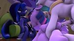  3d_(artwork) animal_genitalia animal_penis balls cum cum_inflation dickgirl digital_media_(artwork) equine equine_penis erection female friendship_is_magic horse inflation intersex mammal mr.tektite my_little_pony penis pony princess_celestia_(mlp) princess_luna_(mlp) sex source_filmmaker twilight_sparkle_(mlp) 