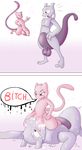  2016 balls big_balls blush cum cum_in_mouth cum_inside cum_on_face dialogue domination duo english_text erection fellatio flaccid floating forced forced_oral grin half-closed_eyes huge_penis humanoid humanoid_penis kneeling legendary_pok&eacute;mon looking_down lying male male/male mew mewtwo nintendo on_back on_top one_eye_closed open_mouth oral penis penis_size_difference pink_body pointing pok&eacute;mon questionable_consent sex shocked size_difference small_dom_big_sub standing starit surprise text uncut vein veiny_penis video_games wink 