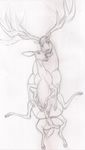  animal_genitalia antlers cervine deer female giselle heat_(disambiguation) horn ian invalid_tag male mammal open_season pencil_(disambiguation) queensmate sex sketch sony supine 