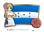  1girl flag flower honduras murakami_senami 