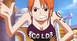  animated animated_gif bouncing_breasts cleavage nami_(one_piece) one_piece orange_hair 