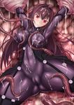  armpits arms_up bondage breast_grab breasts cameltoe covered_navel cum erect_nipples fate/grand_order fate/stay_night fate_(series) imminent_rape lancer nipples pussy_juice_drip pussy_juice_stain pussy_juice_string pussy_juice_trail restrained scathach_(fate/grand_order) skin_tight spread_legs tentacle 