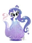  :3 alpha_channel bamboodog blue_eyes chibi equine eyeshadow female friendship_is_magic fur hair horn long_eyelashes long_hair looking_at_viewer makeup mammal my_little_pony purple_hair rarity_(mlp) simple_background solo steam teapot transparent_background unicorn white_fur 