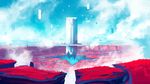  anton_fadeev building clouds duelyst game_cg landscape scenic sky 