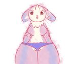  breasts clothing female lagomorph mammal panties piebunny pussy rabbit underwear unibunny 
