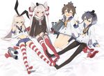  amatsukaze_(kantai_collection) anchor arm_support binoculars black_hair black_legwear black_panties blonde_hair breasts brown_eyes brown_hair choker closed_eyes commentary_request crop_top dress elbow_gloves feet flat_chest footsies full_body garter_straps gloves gradient_hair grey_eyes hair_ribbon hair_tubes hairband hat hayashi_kewi headgear highleg highleg_panties kantai_collection long_hair lowleg_pantyhose lying microskirt multicolored_hair multiple_girls navy_blue_legwear neckerchief no_shoes on_back open_mouth panties pantyhose playing_with_hair red_legwear ribbon sailor_collar sailor_dress seiza shimakaze_(kantai_collection) shirt shoes_removed short_dress short_hair short_hair_with_long_locks sidelocks silver_hair single_glove sitting skirt small_breasts smile socks striped striped_legwear thighhighs thong tied_shirt tokitsukaze_(kantai_collection) two_side_up underwear white_gloves windsock yukikaze_(kantai_collection) 