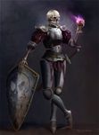  amazing animated_skeleton armor blood bone calfcut chalice male medievil_(game) melee_weapon shield sir_daniel_fortesque skeleton sword undead weapon 