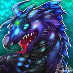  &lt;3 beak canine cute diamondfire dragon female feral gem glowing happy horn icon invalid_color invalid_tag love mammal mane nisi royal second shadow sparkle teeth wolf zingiber 