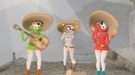  avian bird clothed clothing eagle female guitar hat human mammal maracas mario_bros mexican_flag minus8 music musical_instrument nintendo shygal shyguy sombrero spider26 sun trumpet video_games 