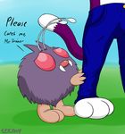  arthropod begging cat cpctail duo feline feral insect male mammal nintendo paws pok&eacute;mon solo_focus venonat video_games 