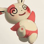  anus blush female nintendo on_one_leg pok&eacute;mon pussy raised_leg smile solo spinda spiral_eyes standing video_games youjomodoki 