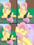  &lt;3 blush comic dickgirl equine fluttershy_(mlp) friendship_is_magic horse intersex mammal masturbation my_little_pony pegasus pony skoon solo wings 