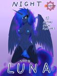  anthro art_pack breasts clothing colored_nails equine eyelashes feathered_wings feathers female fingernails friendship_is_magic green_eyes horn horse legwear looking_at_viewer mammal my_little_pony nipples nude patreon pony princess_luna_(mlp) pussy smile solo stockings twotail813 winged_unicorn wings 