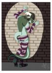  anthro briefs clothed clothing feet invalid_tag lacertian legwear lizard outside reptile scalie smile smirk solo spotlight stockings striped_legwear striped_stockings stripes tiberius tiberius_creations tiberiuscreations underwear 