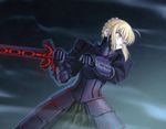  artoria_pendragon_(all) blonde_hair fate/stay_night fate_(series) highres saber saber_alter solo 