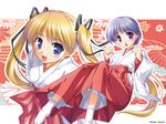  augustic_pieces hanihani japanese_clothes miko ribbons shibugaki_matsuri tachibana_chihiro 