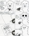 alpaca ambiguous_gender camelid dialogue mammal open_mouth parasitedeath pen spanish_text text traditional_media_(artwork) translation_request 