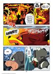  comic dewott fire houndour insomniacovrlrd nintendo pancham pok&eacute;mon video_games 