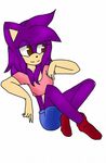  black_eyes blush clothing fan_character fur_34 hair horny invalid_color inviting legwear macy_the_hedgehog mammal purple_hair smile sonic(series) sonic_(series) video_games 