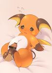  ambigous_gender blush cum foot_fetish footjob kajiura mammal nintendo pok&eacute;mon raichu rodent video_games 