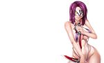 breasts kagami_hirotaka koukawa_oboro large_breasts lilith-soft mask oboro_(taimanin_asagi) purple_hair swimsuit taimanin_asagi taimanin_asagi_battle_arena 