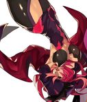  black_sclera blazblue blazblue:_central_fiction breasts cape hat hyakuhachi_(over3) konoe_a_mercury large_breasts pink_hair solo witch_hat 