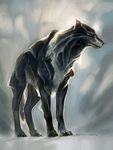  aaron_beck ambiguous_gender canine concept_art digital_media_(artwork) feral fur hair mammal official_art solo the_hobbit warg wolf 