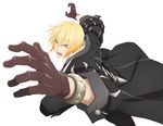  absurdres blonde_hair blue_eyes eizen_(tales) gloves highres male_focus official_art simple_background solo tales_of_(series) tales_of_berseria white_background 