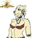  anthro breasts feline female lion mammal mascot metro-goldwyn-mayer personification smile solo unknown_artist 