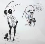  alien angry antennae clothing coat confusion cum gloves invader_zim irken male male/male mammal not_furry oral penis tongue undressing zim 