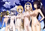  cecilia_alcott charlotte_dunois cleavage eyepatch huang_lingyin infinite_stratos kuniyuki_yurie laura_bodewig naked nipples photoshop pussy shinonono_houki uncensored 