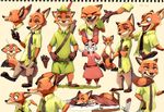  anthro canine disney female fox fur inubiko judy_hopps lagomorph male mammal nick_wilde rabbit zootopia 