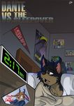  alsatian bed canine clock comic crazyassbeethoven dog kilted.jackalope mammal 