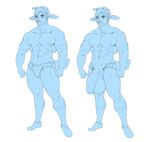  2016 abs anthro antlers balls biceps big_balls blue_and_white boosterpang boosterpang_(character) briefs cervine clothed clothing deer digital_media_(artwork) flaccid front_view hair horn huge_balls humanoid_penis hyper hyper_balls hyper_penis looking_at_viewer male mammal monochrome muscular muscular_male nipples pecs penis simple_background smile solo standing uncut underwear vein veiny_penis white_background 