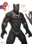  black_panther black_panther_(marvel) feline humor male mammal marvel panther raymond158 spider-man_(series) 