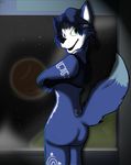  butt canine clothing crazyassbeethoven female fox invalid_tag krystal mammal nintendo planet space star_fox undressing video_games 