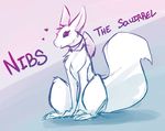  &lt;3 bow chest_tuft cute english_text female feral gradient_background mammal mrs_nibbly_(twokinds) rodent simple_background sitting sketch smile solo squirrel text tom_fischbach tuft twokinds 