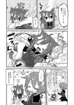  animal_ears cat_ears cat_girl cat_tail chibi comic greyscale highres kantai_collection kemonomimi_mode monochrome multiple_girls nagasioo tail translated uzuki_(kantai_collection) yayoi_(kantai_collection) 