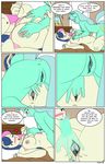  &lt;3 2016 anthro anthrofied anus blush bonbon_(mlp) breasts clitoris comic cutie_mark dekomaru dialogue dock duo earth_pony english_text equine female fingering friendship_is_magic fur green_fur green_hair green_nipples green_pussy hair horn horse lyra_heartstrings_(mlp) mammal mostly_nude my_little_pony nipples pony pussy pussy_juice sex tan_fur text thehotroom unicorn unicorn_horn urethra vaginal vaginal_fingering 