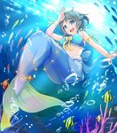  kanabun_(artist) love_live!_sunshine!! mermaid monster_girl watanabe_you 
