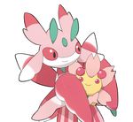  cherrim drawfag gen_4_pokemon gen_7_pokemon holding holding_animal holding_pokemon lurantis no_humans non-web_source orchid_mantis pokemon pokemon_(creature) praying_mantis red_eyes smile 