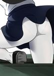  anchovy anzio_school_uniform ass close-up girls_und_panzer ground_vehicle military military_vehicle motor_vehicle panties panties_under_pantyhose pantyhose pantylines see-through shirihime simple_background skirt solo tank underwear white_background white_legwear 