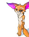  2016 3_fingers 3_toes aged_up anthro big_ears big_eyes big_head big_tail blue_fur brown_eyes cheek_tuft chest_tuft chin_tuft claws colored cute digital_drawing_(artwork) digital_media_(artwork) eyebrows fangs flaccid fluffy fluffy_ears fluffy_tail front_view full-length_portrait fur gnar_(lol) hand_behind_back head_tuft hi_res humanoid_penis inner_ear_fluff league_of_legends light long_tail looking_at_viewer male mammal multicolored_fur navel neck_tuft nude orange_fur penis pibes pink_fur pink_nose pinup portrait pose purple_fur riot_games scarefish shaded shadow signature simple_background slim small_male smile solo standing tan_fur tan_markings toes tuft uncut video_games white_background white_claws yordle 