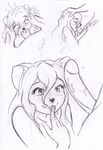  anthro canine cum cum_in_mouth cum_inside cum_on_penis duo erection fellatio female hand_on_head humanoid_penis male male/female mammal monochrome multiple_images natysanime open_mouth oral penis sex smile vein 