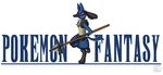  2016 3ds ambiguous_gender black_fur blue_fur canine crossover crystal english_text final_fantasy fur gamemaniac hi_res lucario mammal nintendo nude on_one_leg pok&eacute;mon red_eyes simple_background solo square_enix staff standing text video_games watermark white_background wood yellow_fur 