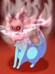  ambiguous_gender boiling canine death dlrowdog eeveelution feral mammal nightmare_fuel nintendo pok&eacute;mon solo steam vaporeon video_games 